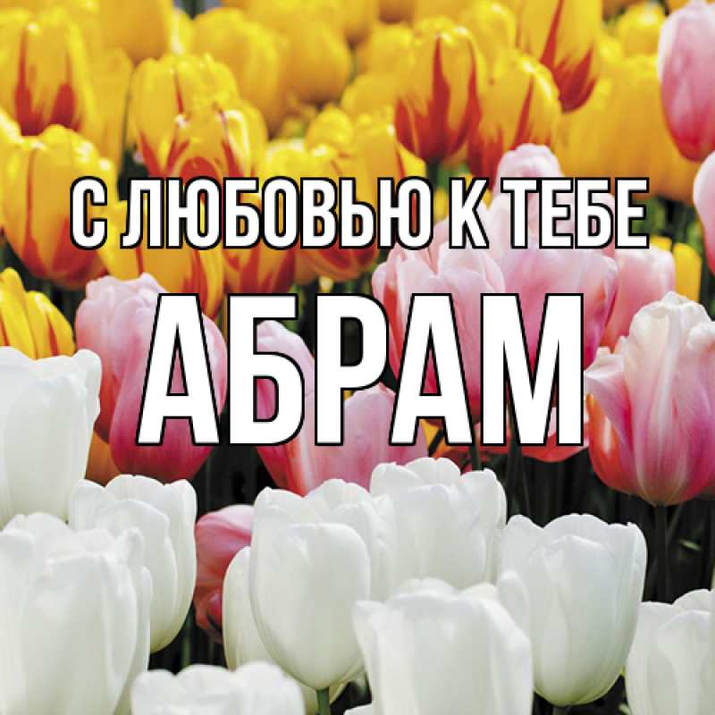 Картинка С любовью к тебе, Абрам