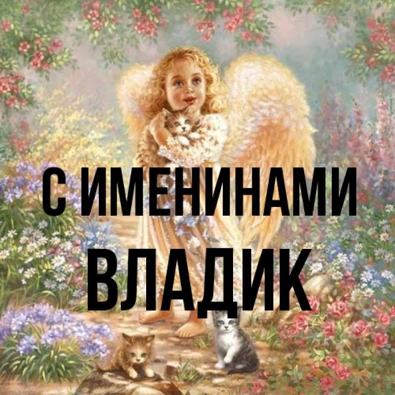 Картинка С именинами, Владик