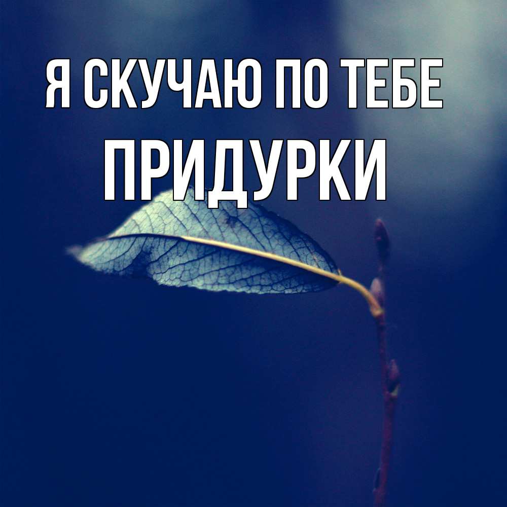 Открытка  с именем. Придурки, Я скучаю по тебе  