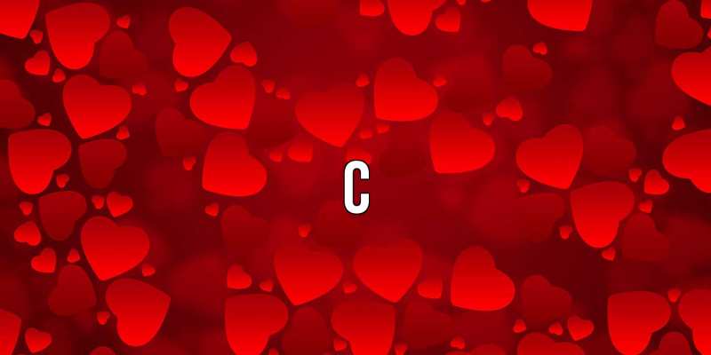 Открытка с именем, С, 