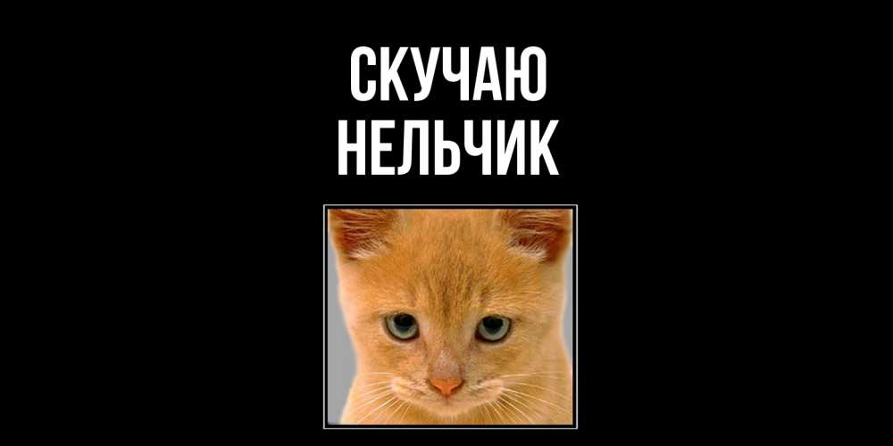 Открытка  с именем. Нельчик, Скучаю  