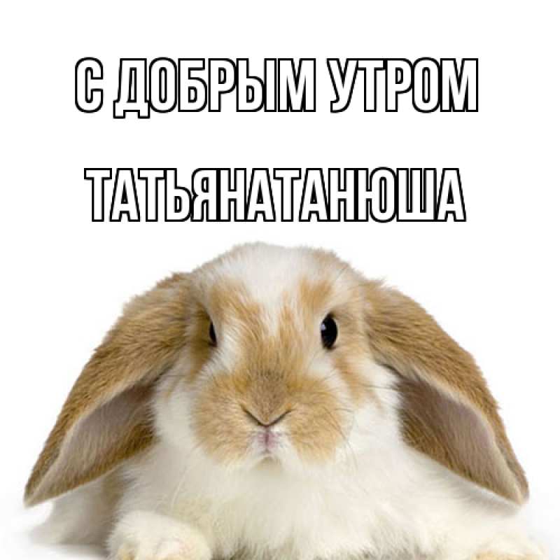 Картинка С добрым утром, Татьянатанюша