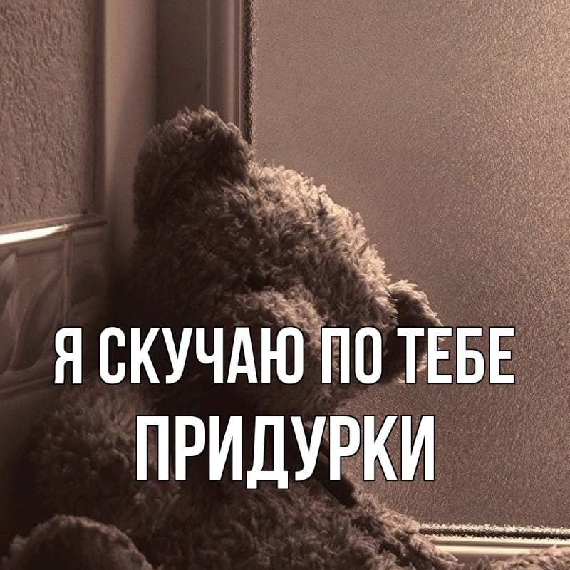 Картинка Я скучаю по тебе, Придурки